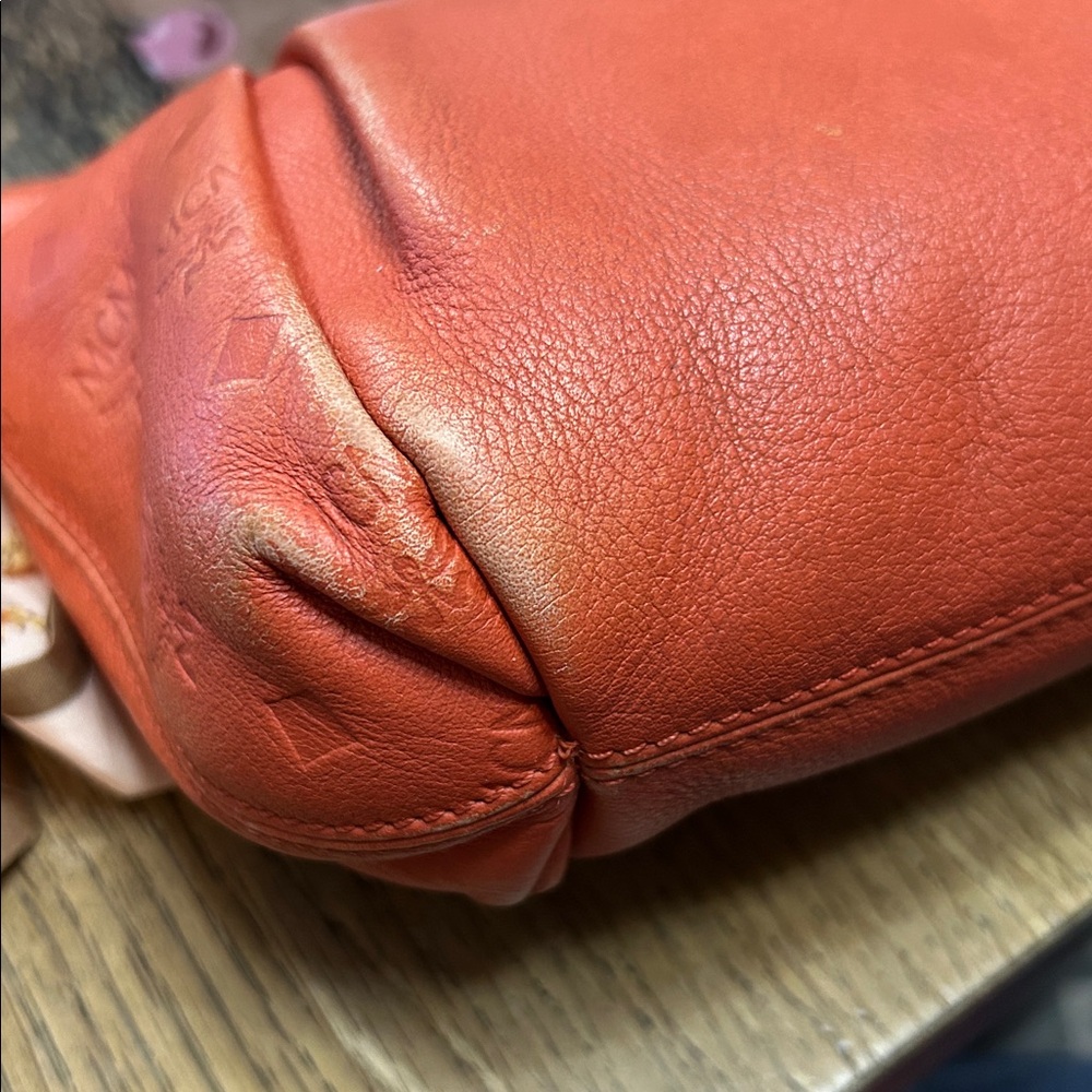 MCM Mini Hobo Leather Shoulder/Crossbody Bag Pre-Loved. Comes With COA - Picture 11 of 13